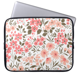 Sanfte Blumträume Laptopschutzhülle
