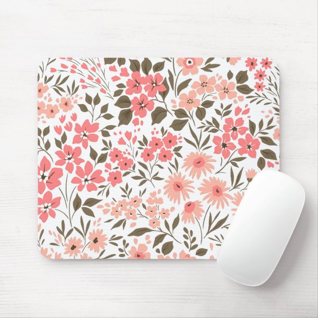 Sanfte Blumträume Mousepad (Mit Mouse)