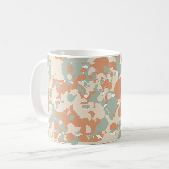 Sanfte Camo Kaffeetasse (Vorderseite Links)