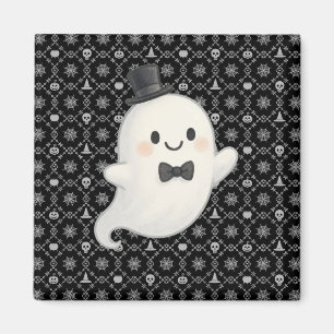 Sanfte Cartoon-Geister Halloween Magnet