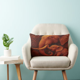 Sanfte Elefanten Lendenkissen