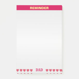 Sanfte Erinnerung Post-it Klebezettel