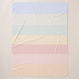 Sanfte Farben Sherpadecke