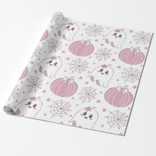 Sanfte Goth-Pastell-Halloween-Muster Geschenkpapier