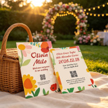 sanfte, handgemalte florale Hochzeit