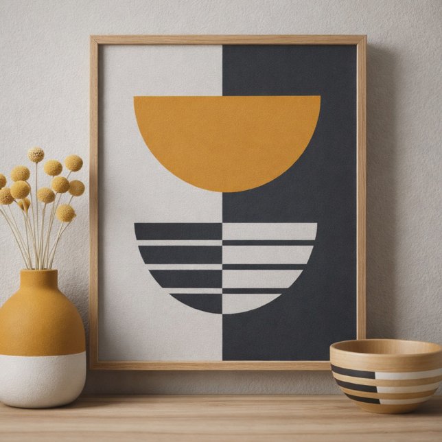 Sanfte Harmonie in abstrakter Geometrie Poster (Von Creator hochgeladen)