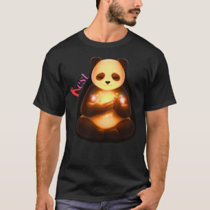 Sanfte Heilung Ruhiger Panda Emotionaler Trost T-Shirt