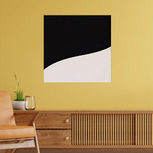 Sanfte Krümmung - Minimalistische Bogenkunst Poster