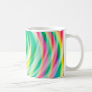 Sanfte lebendige Tie Dye Kaffeetasse