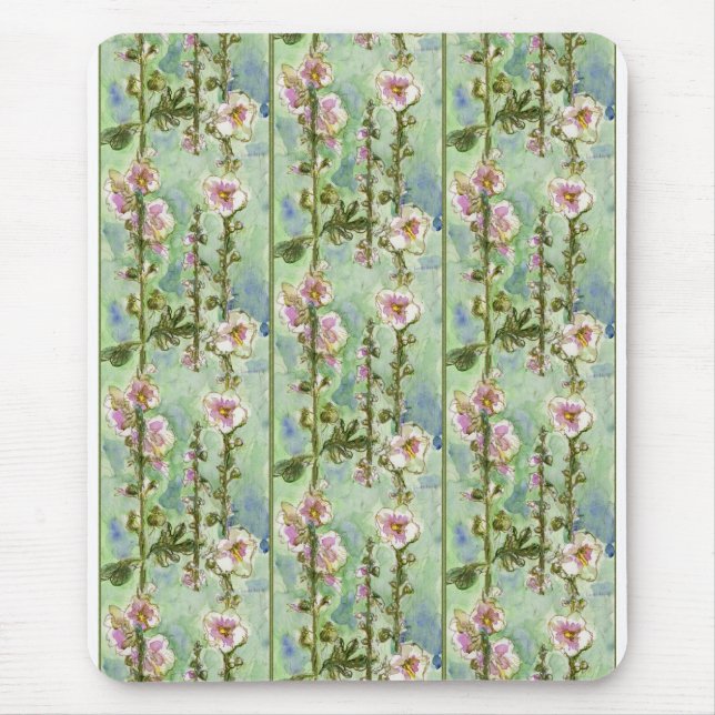 Sanfte Malve Mousepad (Vorne)