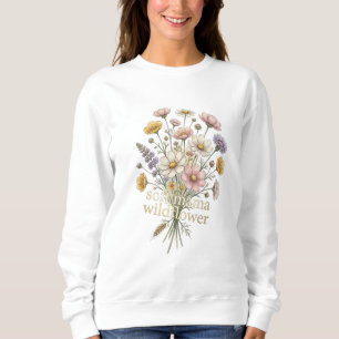 Sanfte Mama Wildflower-Ästhetik Blumenstrauß … Sweatshirt