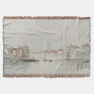 Sanfte neutrale Venedig-Kanal-Skizzenkunst Decke