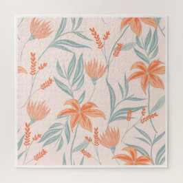 Sanfte Orange und Salbei-Pfirsich-Blumen-Botanik
