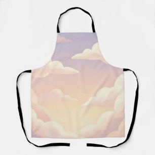 Sanfte Pastell-Träumerische Wolken Lavendel-Rosa-H Schürze