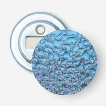 Sanfte Regentropfen aus blauem Glas