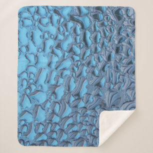 Sanfte Regentropfen aus blauem Glas Sherpadecke