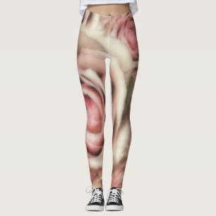 Sanfte rosa Rosen Sanft Chic Einzigartig Leggings
