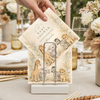 Sanfte Safari-Dschungel-Baby-Party
