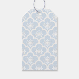 Sanfte Sakura Neutral - Puderblau Geschenkanhänger