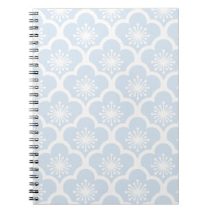 Sanfte Sakura Neutral - Puderblau Notizblock