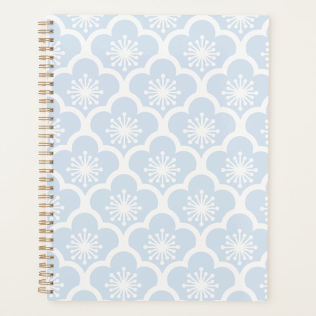 Sanfte Sakura Neutral - Puderblau Planer (Vorderseite)