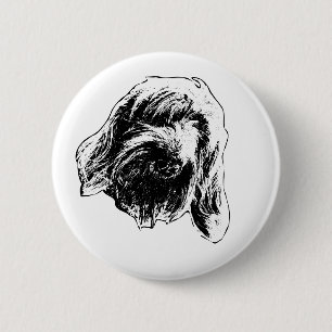Sanfte Spinone-Stimmung Button