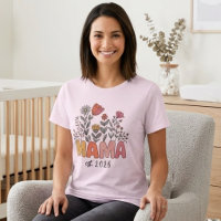 Sanfte Wilde Blume Mama Jahr Boho Design