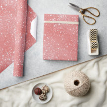 Sanfter Babyrosa Staub Weiß Glitter Muster