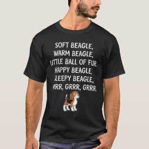 Sanfter Beagle Warmer Beagle Kleiner Fellball T-Shirt