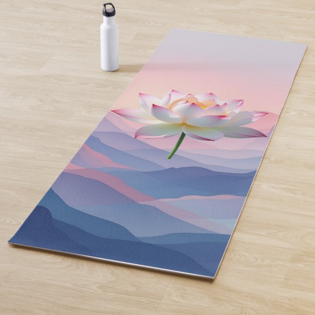 Sanfter Berglotus Yogamatte (Beispiel)