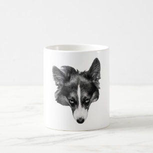 sanfter Blick Corgi ruhig Kaffeetasse