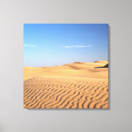 Sanfter fließender Wüstensand.. Leinwanddruck