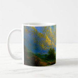 Sanfter impressionistischer Sonnenaufgang Kaffeetasse