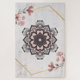 Sanfter Rangoli-Schimmer – Friedliches botanisches