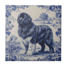 Sanfter Riese in Delft-Blau