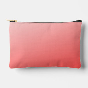 Sanfter Rot-Pink-Verlauf Hintergrund Minimale Abst Zubehörtasche