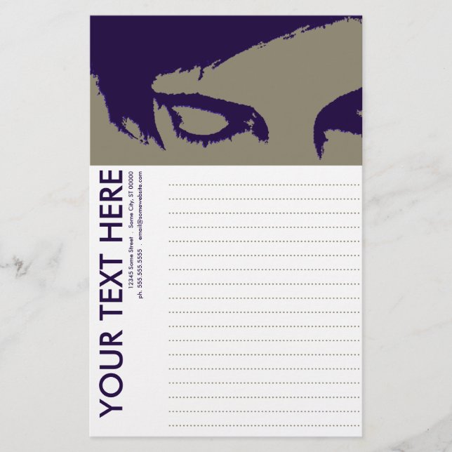 sanfter Stil Briefpapier (Vorderseite)