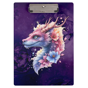 Sanfter Wächterdrache. Klemmbrett