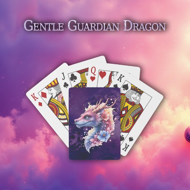 Sanfter Wächterdrache.  Spielkarten (Von Creator hochgeladen)