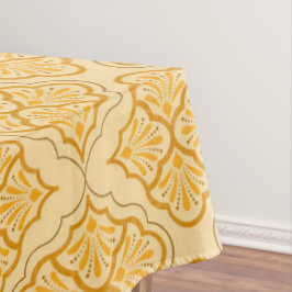 Sanftes Arabesque - feuchtigkeitsneutrales geometr Tischdecke