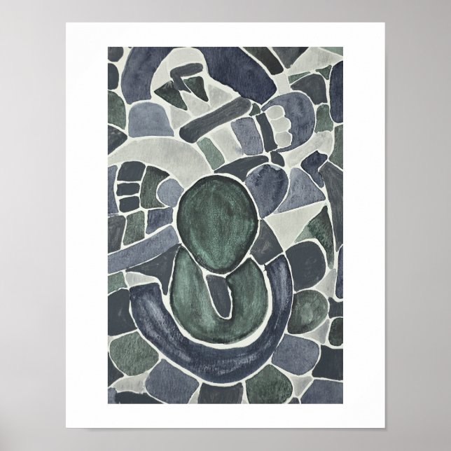 Sanftes Auftrieb-Kunstprint Poster (Vorne)