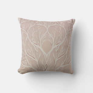 Sanftes Botanisches Baumdesign – Minimalistische N Kissen