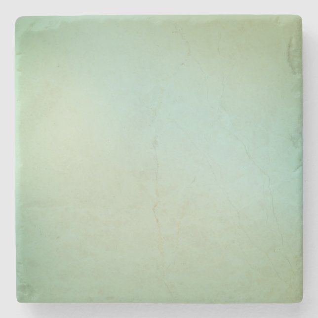 Sanftes grünes glänzendes Design Steinuntersetzer (Vorderseite)