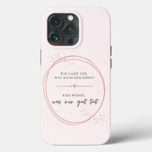 Sanftes Loslass-Affirmation Case-Mate iPhone Hülle