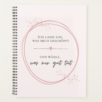 Sanftes Loslass-Affirmation Planer