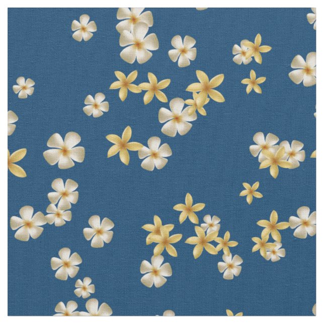 Sanftes Muster mit tropischen Blume Stoff (Nahaufnahme)
