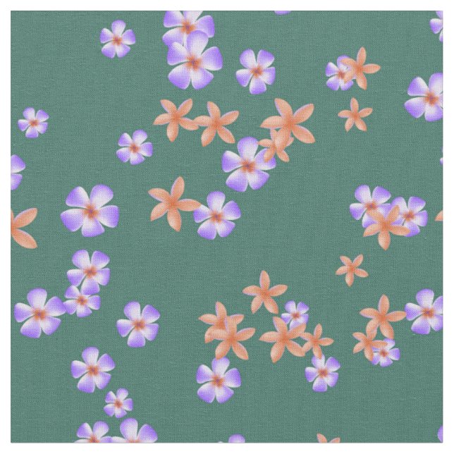 Sanftes Muster mit tropischen Blume Stoff (Nahaufnahme)