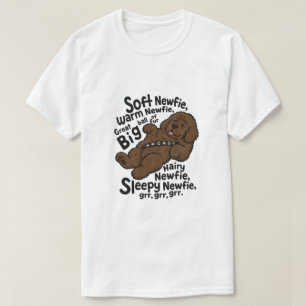 Sanftes Newfie-Gedicht (brauner Newf) T-Shirt