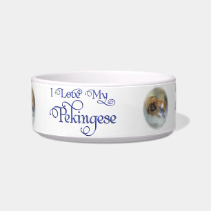 Sanftes Pekingese-Duo Napf