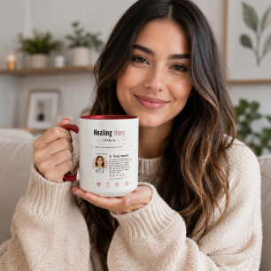 Sanftes Rosa Healing Hero Arzt-Suchprofil Tasse